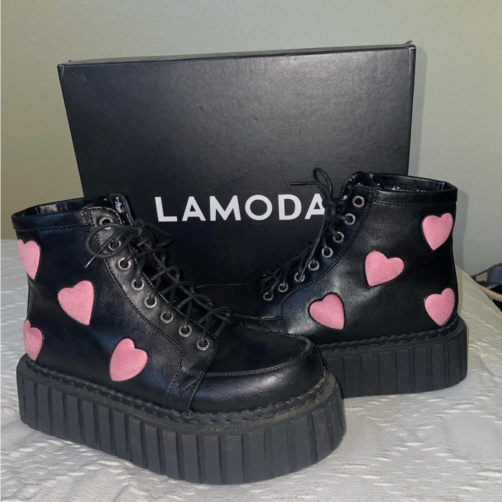 lamoda platform boots